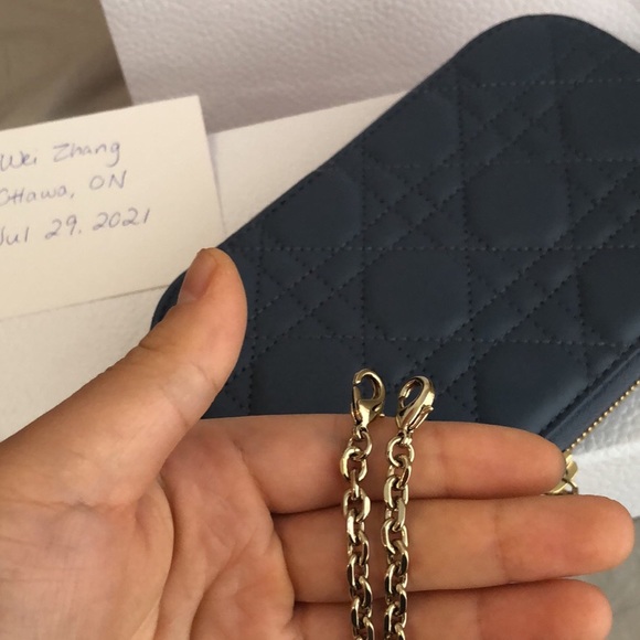 SOLD Lady Dior Phone Holder - Picture 6 of 8